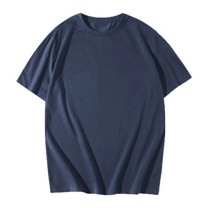 เสื้อยืดผ้าแคนวาสปักลายคุณภาพสูงสำหรับผู้ชายไซส์ใหญ่ ปรับแต่งได้ น้ำหนัก 200 กรัม ผสมสแปนเด็กซ์ คอตตอน และใยไผ่ เป็นมิตรต่อสิ่งแวดล้อม - Product Image 1