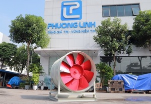 Ventilateur axial à entraînement direct PLG, haute résistance énergétique, acier SS400, 400-1500mm, personnalisable, APL-8-14D, directement de l'usine au Vietnam - Product Image 3