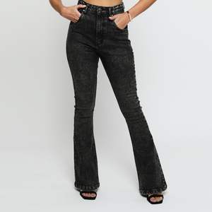 กางเกงยีนส์เอวสูงทรงตรง สีฟ้าอ่อนลายทาง สไตล์ลำลอง ใส่สบาย ระบายอากาศได้ดี ผลิตจากผ้าฝ้าย 100% สำหรับผู้หญิง - Product Image 4