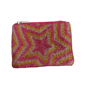 Monedero de cuentas hecho a mano para mujer, con bordado de cuentas de colores, personalizable, bolsas promocionales de viaje - Product Image 1