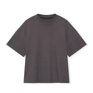 T-shirt vierge personnalisé en coton biologique 100% de haute qualité, 220 g/m², grammage lourd, coupe oversize, écologique et respirant - Product Image 3