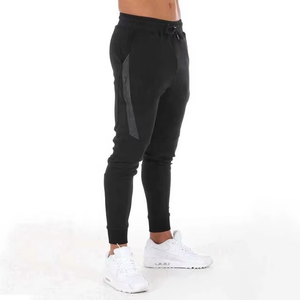 Men's Black Sweatpants With <b>White</b> Side Stripe Elastic Waist Drawstring Casual <b>Joggers</b> Breathable Knitted Spandex Polyester - Product Image 3