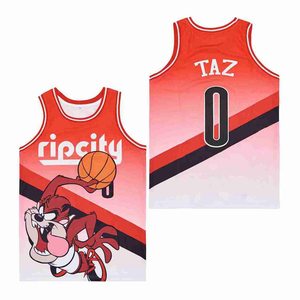 เสื้อบาสเก็ตบอล Rip City Taz แบบพิมพ์ลาย Sublimated แขนกุด ทรง Tank Top สำหรับผู้ใหญ่ Unisex ผลิตจากโพลีเอสเตอร์ 100% ระบายอากาศได้ดี ใส่ได้ทุกฤดู - Product Image 1