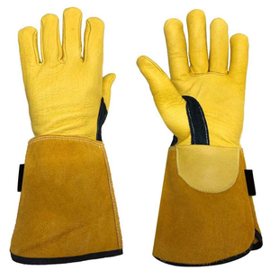 Best Quality Durable Anti-cut Tig Welding <b>Gloves</b> Leather Anti-static Anti-impact Customized Color Size Tig Welding <b>Gloves</b> - Product Image 3