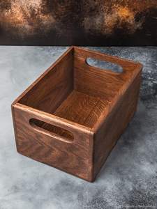 Panier en bois pour salon, panier en bois pour cuisine, panier en bois pour salle de bain, panier en bois pour chambre à coucher, panier en bois pour - Product Image 3