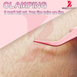 Meilleur produit : Pinces à cils roses fraise mignonnes en acier inoxydable, haute précision, pour extensions de cils volume - Product Image 6