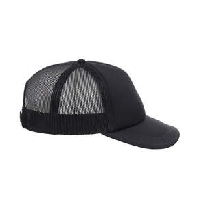 Casquette Trucker en Mousse et Maille Noire Unie Personnalisée Haut de Gamme, Vente Chaude, pour Streetwear et Sports de Plein Air - Product Image 4