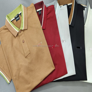 Polos de Algodón de Primera Calidad con Logotipo Bordado Personalizado para Hombre, Ropa Deportiva Informal de Marca, Polos, Camisetas Polo para Hombre en Existencia - Product Image 2