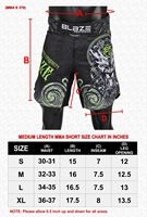 Shorts de grappling et de jiu-jitsu Blaze personnalisés 2025, écologiques, avec impression par sublimation pour la lutte et l'entraînement