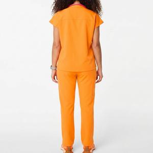 Wholesale Women's Medical <b>Scrub</b> Set Short Sleeve Hospital Uniform Breathable <b>Nursing</b> <b>Scrubs</b> Healthcare For Medical Professionals - Product Image 3