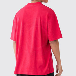 เสื้อยืดโอเวอร์ไซส์ผู้ชาย ผ้าฝ้าย 100% สไตล์ลำลอง เนื้อผ้าระบายอากาศ เสื้อยืดโอเวอร์ไซส์ผู้ชายสำหรับใส่ทุกวัน - Product Image 4