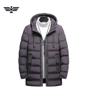 Chaqueta Acolchada de Invierno Personalizable para Hombre, 80% Relleno, 200g-250g, Cierre de Cremallera, Capucha, Estilo Casual, Patrón Geométrico - Product Image 6
