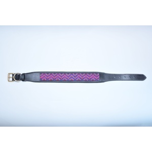 Luxury <b>Beaded</b> Leather <b>Dog</b> <b>Collar</b> Adjustable Pet <b>Collar</b> with Polo Design and Durable Hardware - Product Image 3