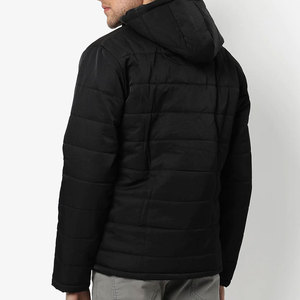 Chaqueta Acolchada con Capucha, Acabado Brillante, Estilo Moderno, Reflectante, para Hombre, Ropa de Invierno Personalizada, Venta al Por Mayor - Product Image 2