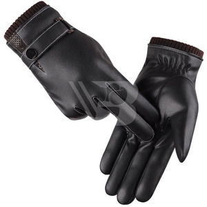 Wholesale Custom Premium Quality Breathable Men's Leather Driving <b>Gloves</b> for Winter Outdoor & Party Casual Use From Pakistan - Product Image 6