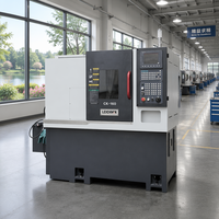 Tour CNC à tourelle avec capacité de barre de 45 mm et tourelle servo pour broches de précision et barres de 45 mm