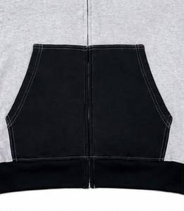 100% Cotton 400 GSM Heavy <b>Weight</b> Embroidered Distressed Black Acid Washed Breathable Hoodie <b>Blank</b> Mens Pullover Vintage Winter - Product Image 4