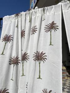 Rideau en coton imprimé à la main, panneau de fenêtre indien, vente en gros, fabricant d'usine pour l'hôtellerie, les complexes hôteliers et le marché d'exportation - Product Image 3