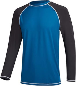 Maillot de compression MMA uni de qualité supérieure à manches longues pour hommes, Rash Guards élégants personnalisables vierges de haute qualité UPF 50, vente en gros - Product Image 1