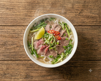 Vietnamese Authentic Beef Flavor Instant Pho Soup - Non-Fried Gluten-Free 90g x 30 Pack
