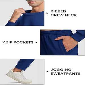 Chándal Deportivo con Cuello Redondo, Estilo Unisex, Traje Sencillo y Moderno, MOQ Bajo con Precio Económico, Chaqueta Cortavientos, Traje Suave - Product Image 6