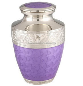 Urna de cremación para adultos de edición limitada para cenizas, urnas de Metal para adultos, urna roja brillante conmemorativa, suministros funerarios - Product Image 2