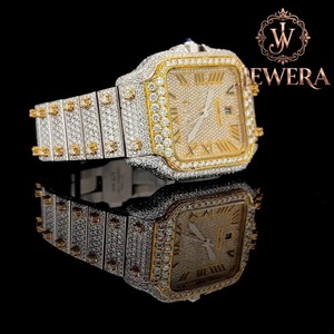 High on Demand Luxury Hip Hop Moissanite Diamond Watch with VVS Moissanite Stones Men's Fashion Watch for Gift Shop Boutique - Product Image 2