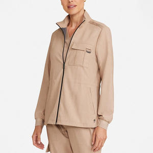 Chaqueta de trabajo personalizada para mujer, duradera y lavable, uniforme médico con bordado o logotipo personalizado para las necesidades diarias de trabajo. - Product Image 4