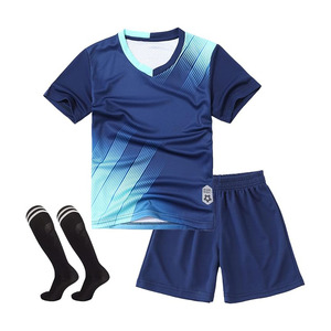 Soccer Jerseys for Kids Boys Adults Training Uniform Sport Shirt and <b>Shorts</b> Kit Set - Product Image 2