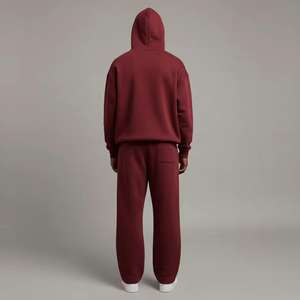 Logotipo Personalizado para Conjunto Deportivo de Sudadera con Capucha y Pantalones de Chándal para Hombre y Mujer, Estilo Holgado y Oversize, Conjunto para Correr a la Moda - Product Image 5