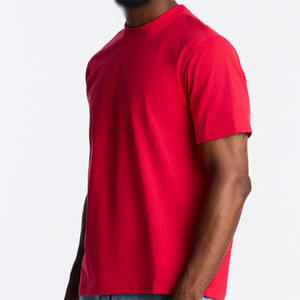 Camiseta de Algodón de Color Sólido para Hombre, Logotipo Personalizado, Cuello Redondo, Manga Corta, Estilo Casual, Fabricante Mayorista OEM ODM en EE. UU. - Product Image 2