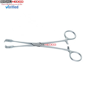 Pinzas de Tracción Manuales de Acero con 3x3 Dientes, Instrumento de Agarre de Precisión, Certificado CE, Herramienta Quirúrgica para Manipulación de Tejidos, Duraderas - Product Image 3