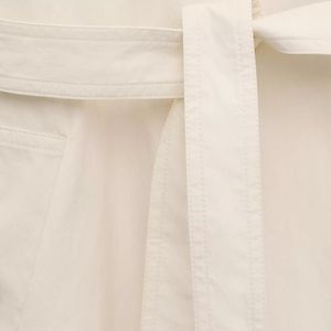 Gabardina Casual de Otoño para Mujer de Alta Calidad, Larga, con Forro de Piel Sintética, Resistente al Viento, Transpirable, con Estampado - Product Image 6