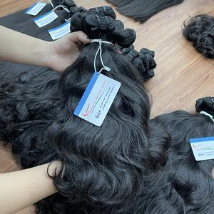 Cabello humano vietnamita crudo, extensión de cabello liso Natural sin procesar, trama genius, sin enredos, sin caída de cabello, listo para enviar - Product Image 5