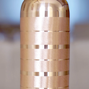 Pure Copper Drinking <b>Bottle</b> 100% Authentic Copper Handmade Leak Proof Water <b>Flask</b> for Ayurvedic Health and Wellness - Product Image 4