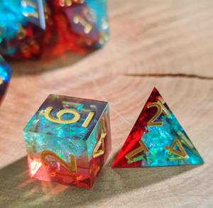 Dés en résine prêts à l'emploi, livraison rapide, dés polyédriques en résine pour jeux de rôle professionnels, dés de jeu en gros pour fournitures de jeux de table - Product Image 5