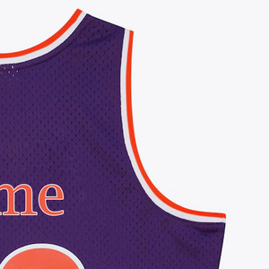 Jersey de Baloncesto Deportivo Transpirable de Poliéster Delgado de Alto Rendimiento con Diseño de Logotipo Personalizado, Ligero y de Última Moda - Product Image 3