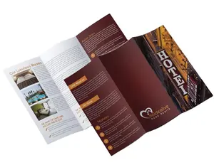 Serviço de impressão de panfletos de brochuras de luxo com design personalizado profissional para impressão de catálogos, folhetos de papel manuais de usuário