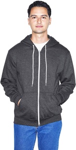 Wholesale customized plain blank zipper hoodies with kangroo pocket <b>thick</b> <b>fleece</b> 320GSM winter hoodies your logo printed - Product Image 5