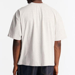 T-shirt Homme Personnalisé avec Logo, Couleur Unie, 100% Coton, Coupe Ample Décontractée, Col Rond, Style Streetwear, Marque Privée, Fournisseur OEM - Product Image 3