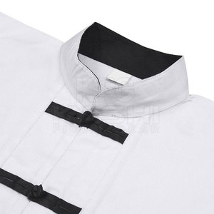 Uniforme de Kung Fu de Grado Profesional con Logotipo Frontal, Costuras Reforzadas, Ligero, Transpirable, de Poliéster/Algodón para un Uso Duradero - Product Image 5