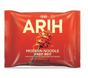 Nouilles instantanées coréennes 130g ARIH Ramen extra piquant aux algues, nouilles en sachet, vente en gros - Product Image 1