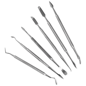 6 Pcs DIY Industrial Grade Wax Carvers Set Double Ended Steel Modeling Sculpting <b>Tools</b> with 1 Year Warranty OEM - Product Image 3