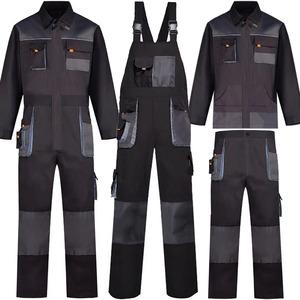 Vêtements de travail unisexes haute visibilité réfléchissants, pantalon et chemise, fluorescent, haute visibilité, protection certifiée CE, antistatique - Product Image 1