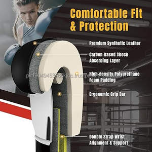 Gants d'entraînement de combat de boxe Pro Muay Thai Kickboxing Sac lourd Mitaines de frappe Poignet Wrap Full Contact Sports de combat - Product Image 3