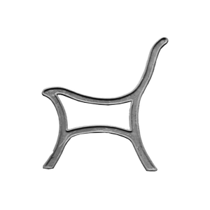 Banco de aluminio con diseño de enredadera, patas de hierro fundido, asiento de jardín, panel lateral, barandillas de lujo para villa, estructura de muebles de patio, brazo para parque botánico - Product Image 4