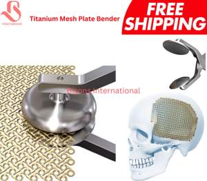 BISONS Pince manuelle en acier inoxydable pour la mise en forme de plaques crâniennes en maille, instrument chirurgical certifié CE de haute qualité - Product Image 3