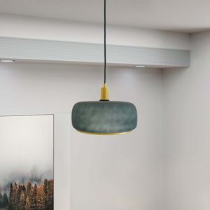 Lámpara Colgante Dune Negra con Detalles Dorados, Elegante Lámpara de Araña y Lámpara Colgante - Product Image 1