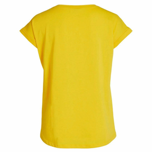 เสื้อยืดคอกลมแขนสั้นผ้าฝ้ายแท้ 100% สำหรับผู้หญิง  รับสกรีนโลโก้แบรนด์ของคุณเอง - Product Image 4