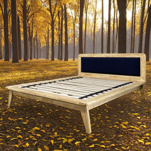 OEM Lit Calla au design moderne et élégant avec cadre en bois de haute qualité fabriqué au Vietnam Tête de lit en chêne Utilisation Hôtel Maison Chambre à coucher - Product Image 3